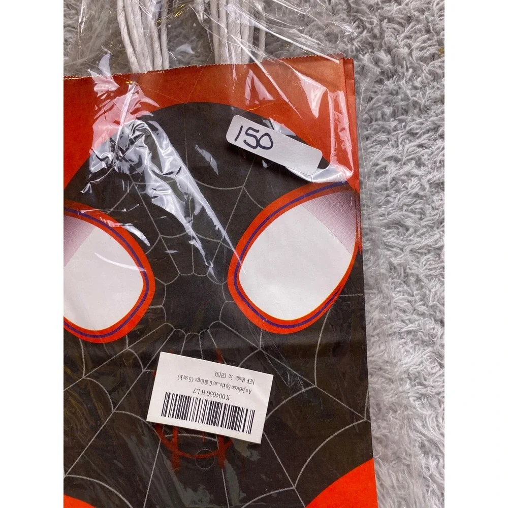 Spiderman Loot Party Bags Birthday Goodie Supplies 10 Bags, 2 of each‎ style